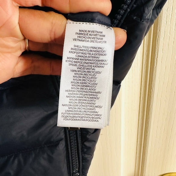 POLO Ralph Lauren Navy Blue The Colden Packable Glossed Vest - Picture 8 of 15